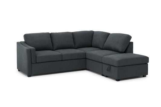 The HARLOW Sleeper Sectional w/ Ottoman Storage