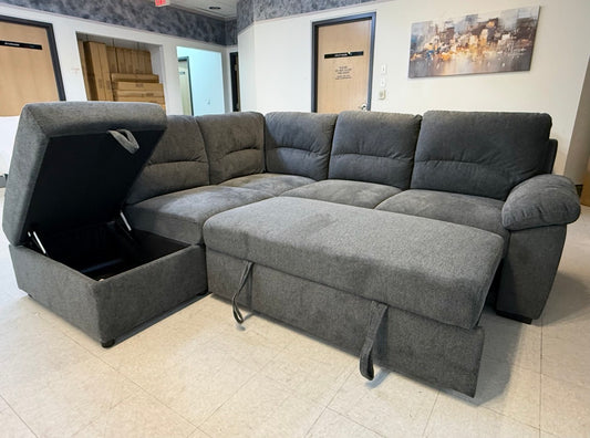 The KODIAK Corner Sleeper Bumper Sectional