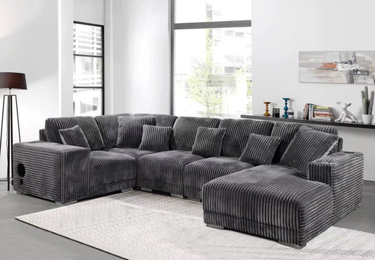 LOFA Thick Corduroy U-Shape Lounger