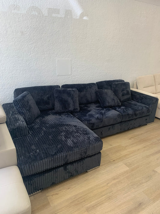NEST Thick Corduroy Chaise Sectional